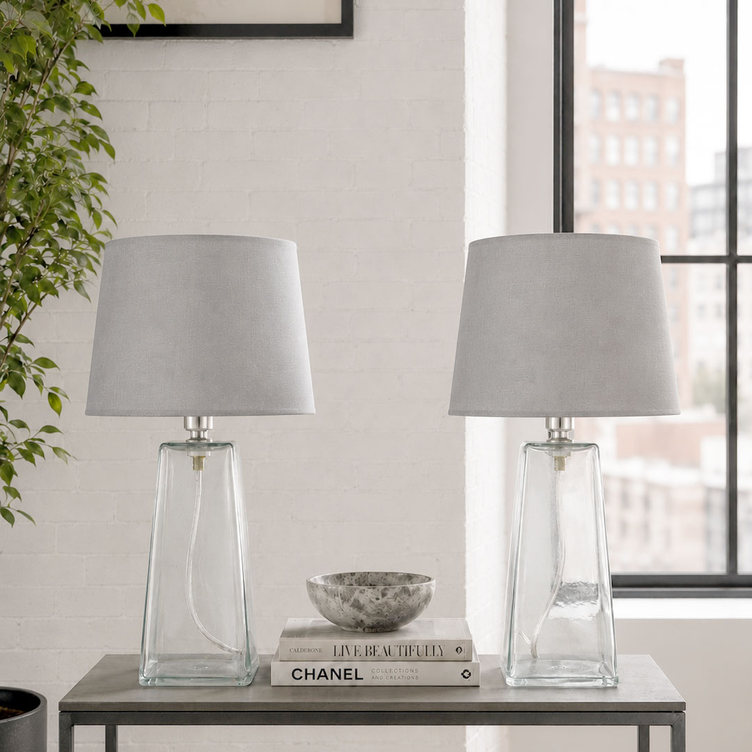 Handcrafted Ashford Glass Table Lamps