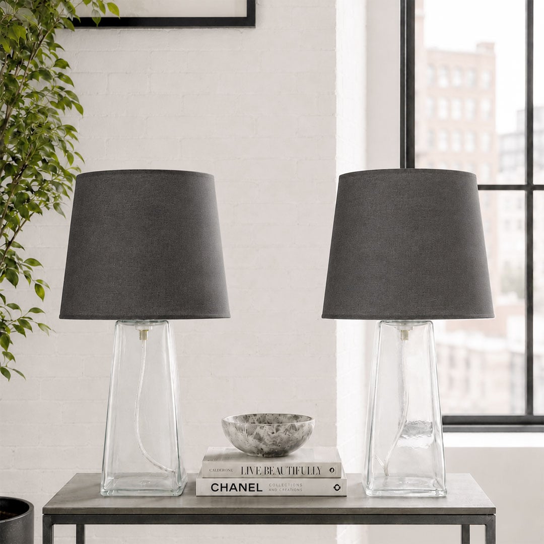 Handcrafted Ashford Glass Table Lamps