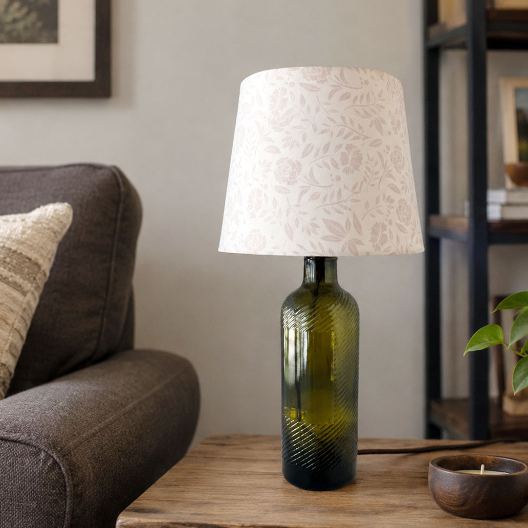 Handcrafted Olive Oil Bottle Lamp