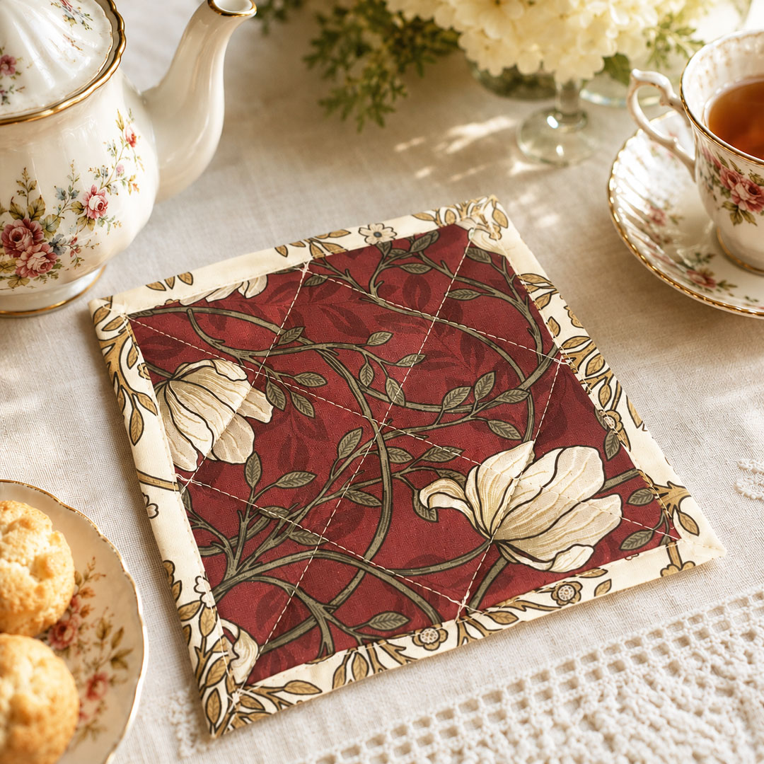 Handmade Quilted Teapot Mat