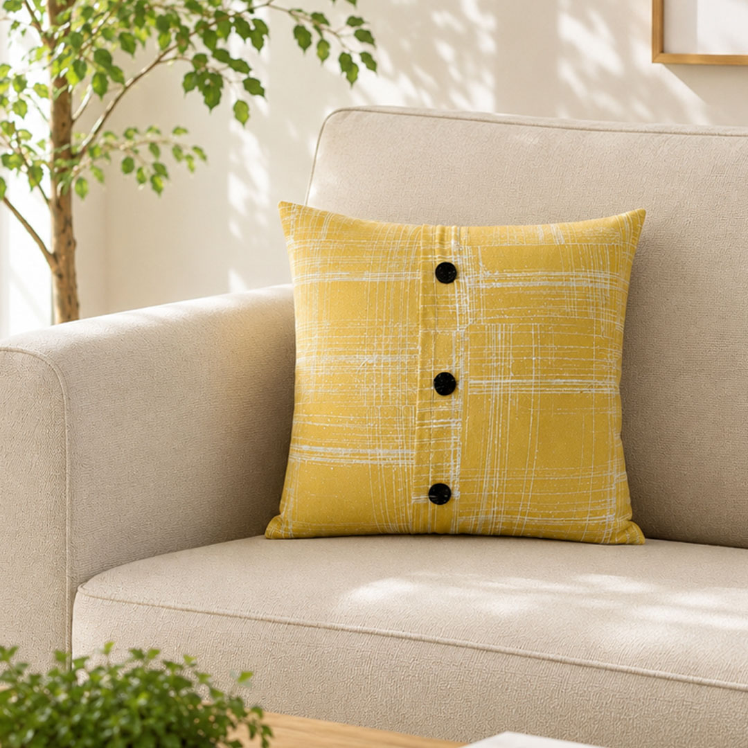 Handmade Envelope-Style Yellow Decorative
